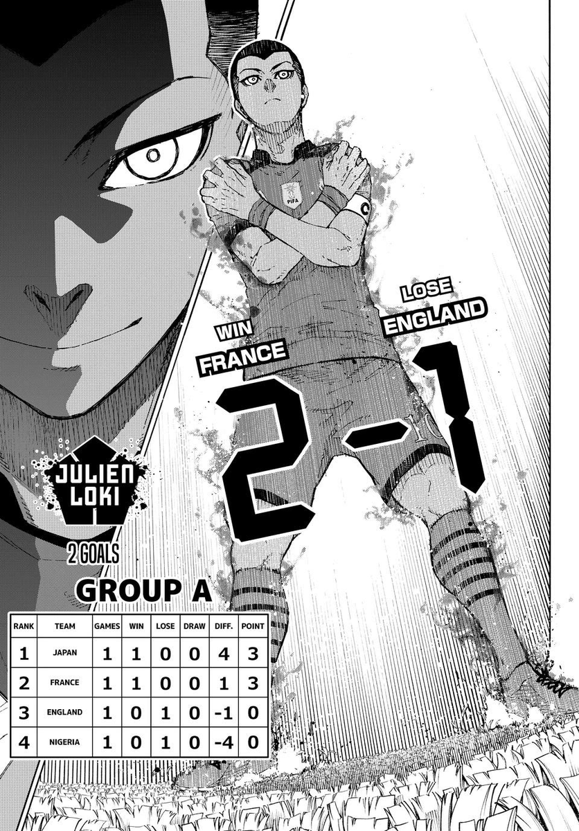 Ramin_Akira's tweet photo. 🛑SPOILER GEFAHR🛑#BlueLock329
.
.
.
.
.
.
Ohhh Japan vs Frankreich wird EPISCH!🔥
#ブルーロック #BLUELOCK https://t.co/YAg7NpVIz8