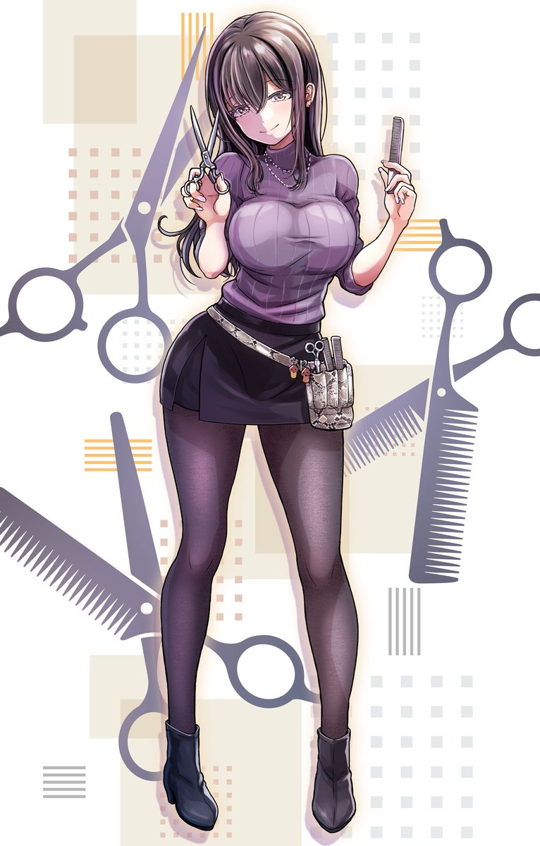 本日担当してくれた美容師さん!
ナイスミニスカート!というだけのスケッチ 