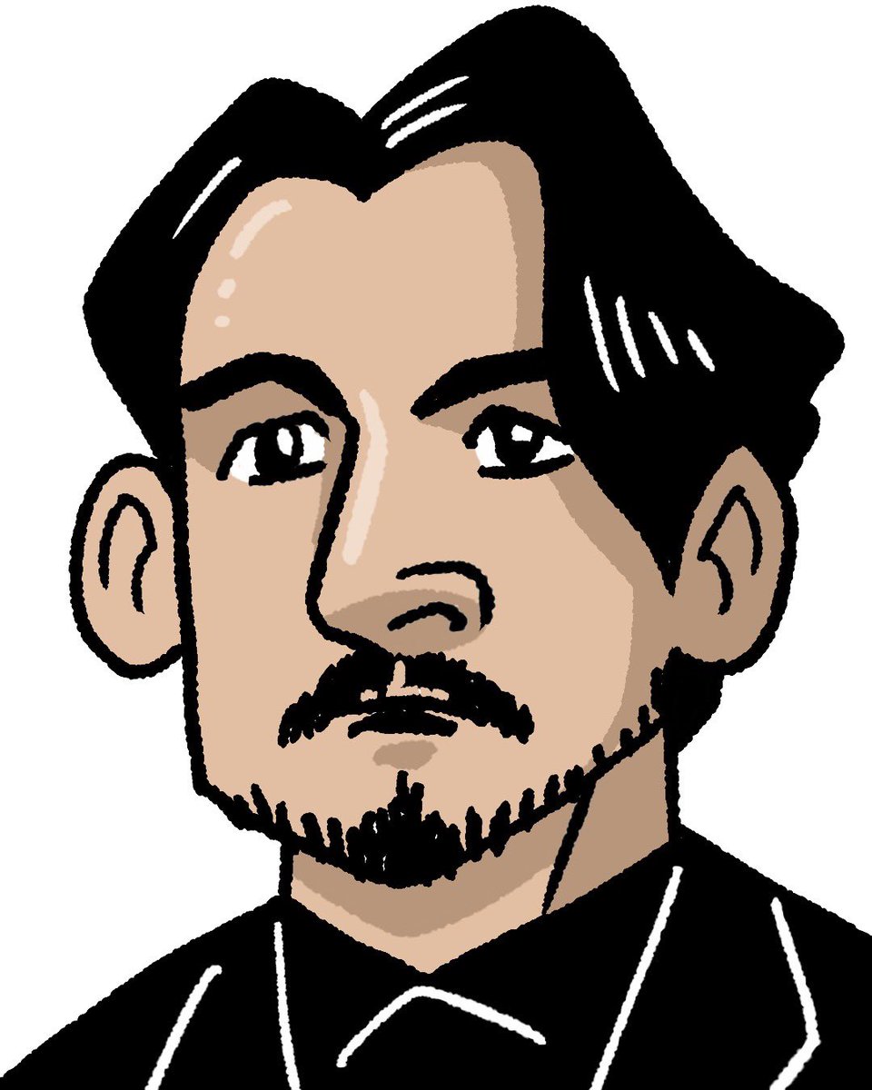 似顔絵】岡田准一 さん #似顔絵 #イラスト #岡田准一 #ひらパー #師範