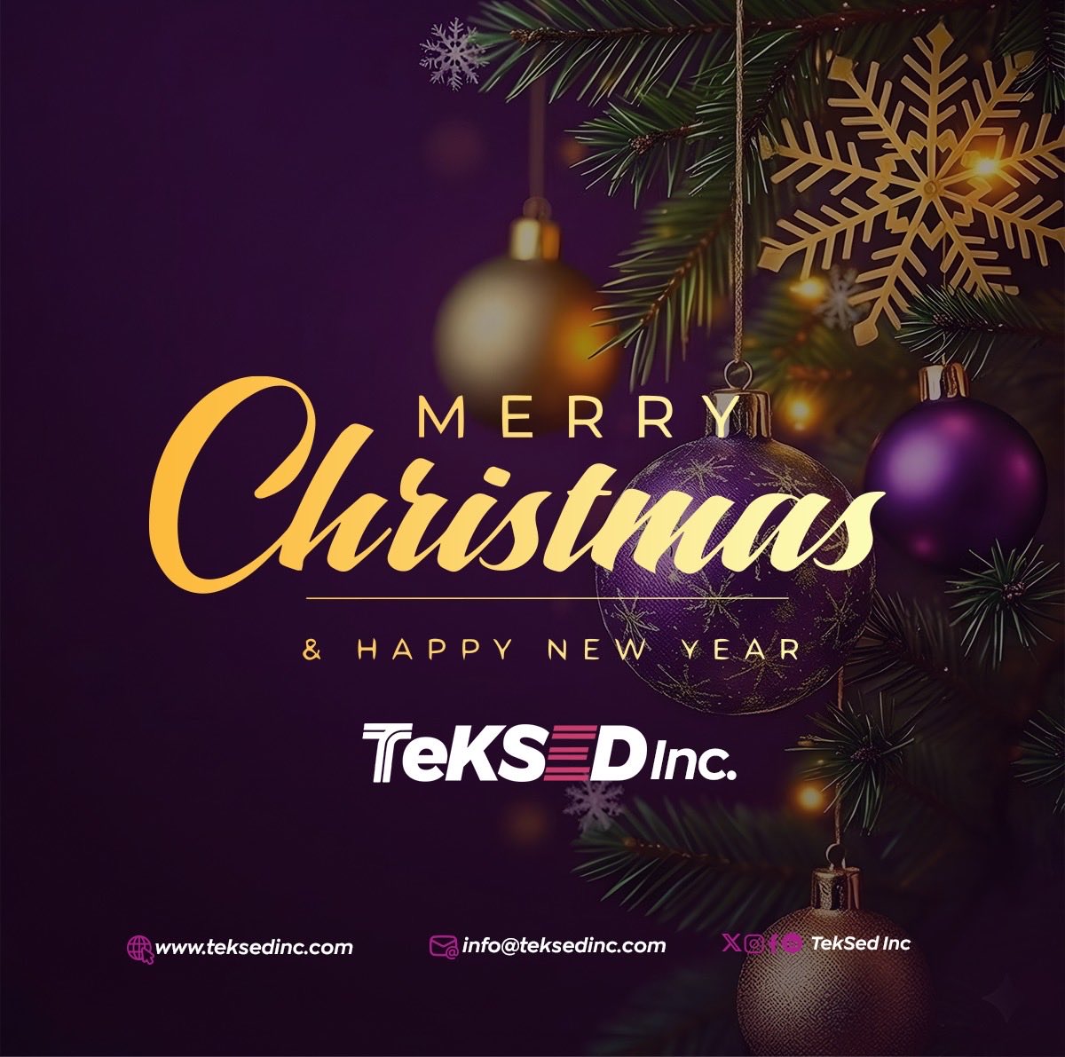 TeKSEDInc's tweet photo. Merry Christmas from all of us at TeKSED Inc. 🫶🏽🚀✨

Wishing you joy, warmth, and meaningful moments. Thank you for being part of our journey as we build Africa’s digital future together.❤️🤗

#MerryChristmas #TeKSEDInc #SeasonalGreetings #TechCommunity
#AfricanTechFamily https://t.co/7e1WgeXGUl