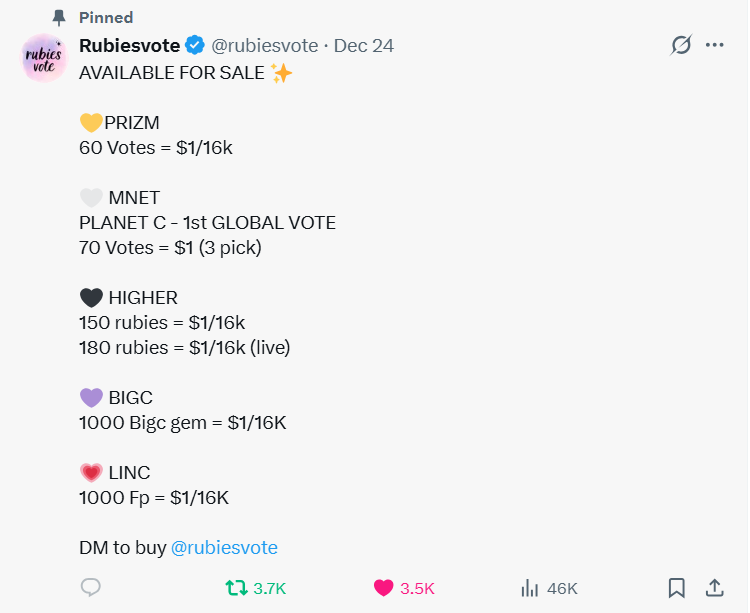 ttthang2002's tweet photo. @rubiesvote For #Jin https://t.co/oV6sNC2x0v