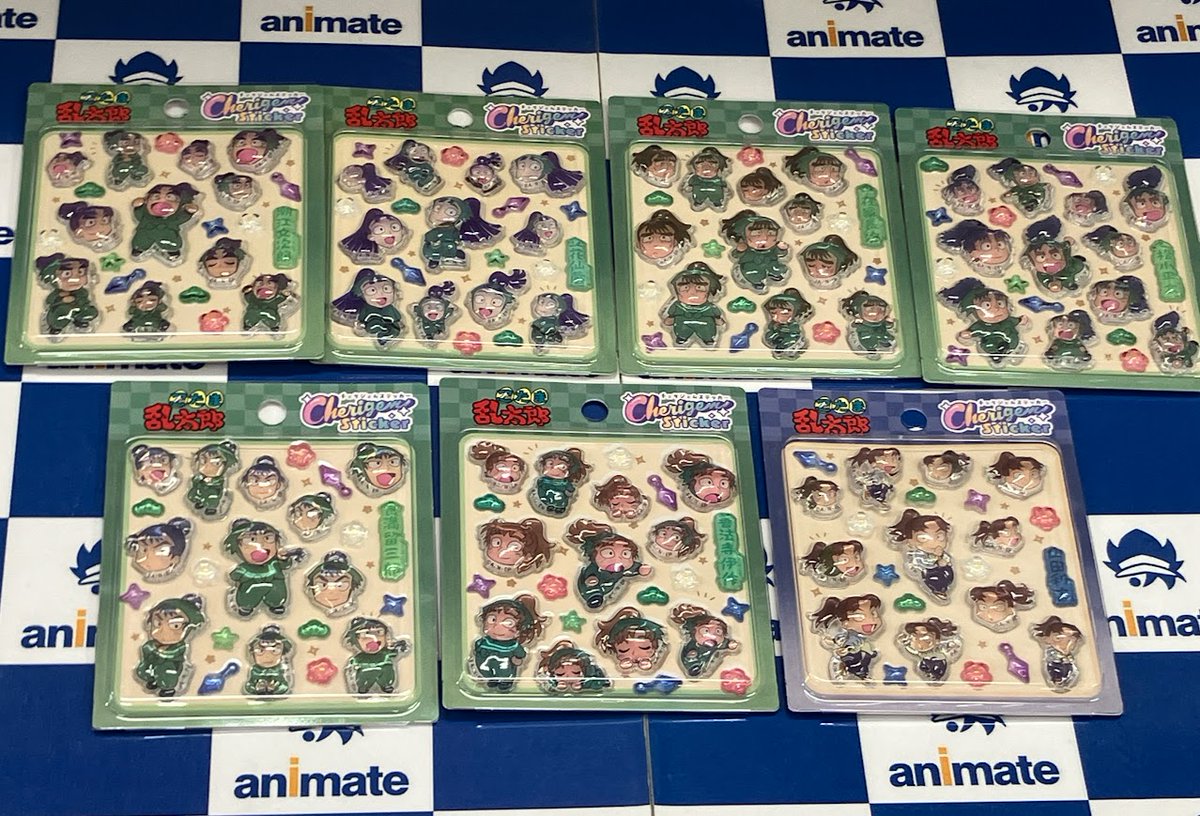 【グッズ入荷情報】
「忍たま乱太郎」
🌸Cherigem Sticker　各種
本日入荷しましたウメ✨

コーナーにて好評販売中です‼
ぜひお買い求めくださいませ🌟
#忍たま乱太郎