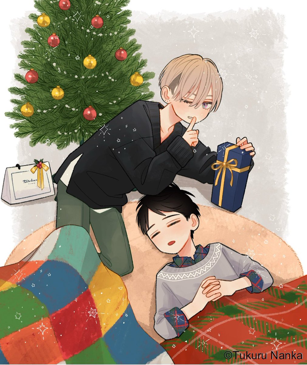 起きたら2人でお祝いしようね

#泣かないシュクレと甘いキス
#商業BL