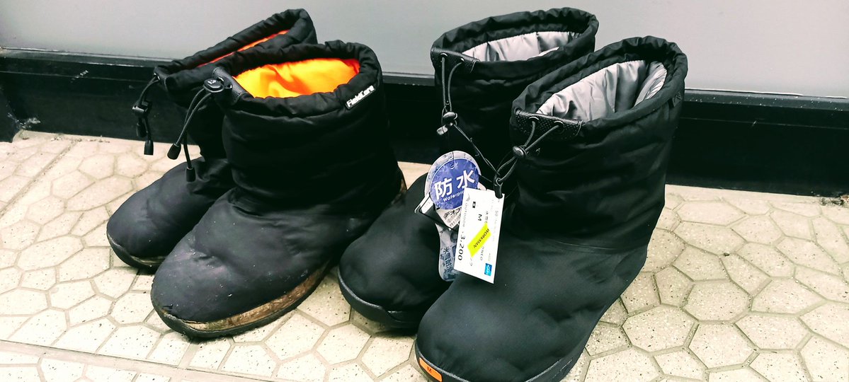 ⭐︎20471120⭐︎ケロケロブーツ ボロッボロになるまで履き倒した防水防寒ブーツを新調。冬の釣りは