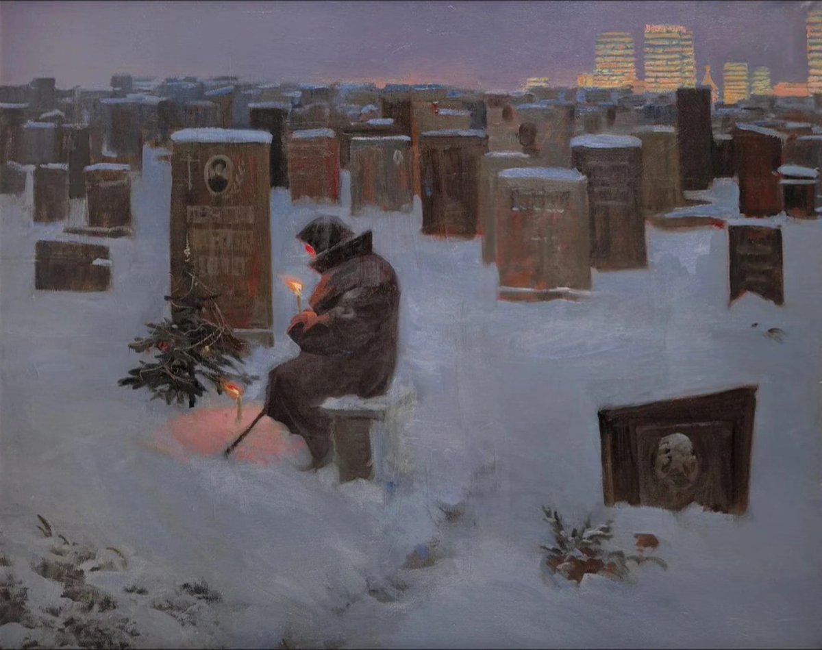 MysticalShaman's tweet photo. #NewYearsEve #SergeiAndriyaka (1958-2024).
#An #elderly #woman #spends #her #NewYeasEve #in #the #cemetery #having #buried #her #only #daughter #true #love #alone #heartful https://t.co/RsOVRQ60AO