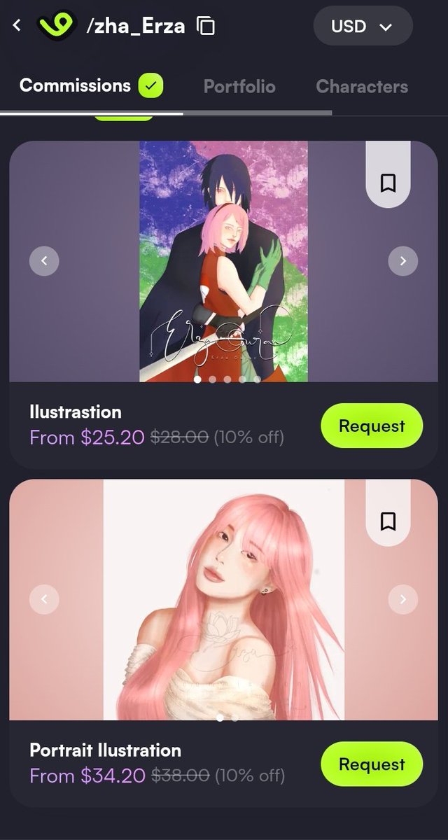 ERZA🍉 VGen OPEN (Watermark/logo/signature) tweet media