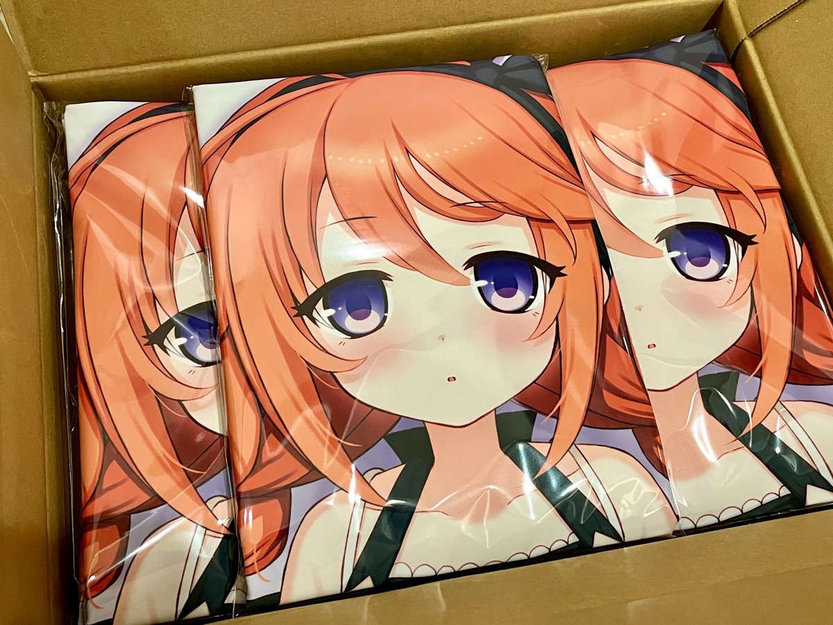 水着真行寺の抱き枕カバー来ました!
印刷綺麗です🫶✨ 