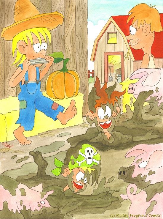 🐷👣 Kann man eigentlich mit Schweinen im Schlamm baden? In unseren Animationen und auch Comics tun das Linus, Patrick und die anderen ja ständig. Aber  geht so was eigentlich? Dieser Frage sind wir nachgegangen! #Schweine #Schlammbad #Cartoon matschspielplatz.de/matschspielpla…