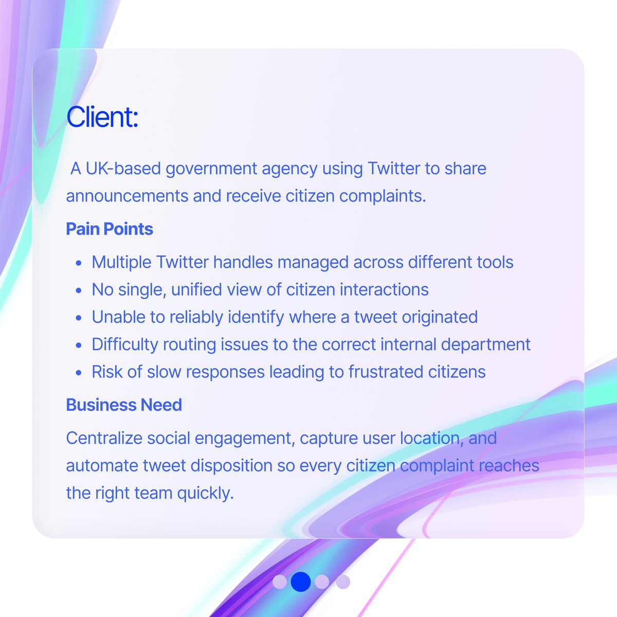 NalashaaDigital's tweet photo. See how a UK gov agency used Dynamics 365 and Azure to centralize social engagement, route complaints smarter, and improve civilian services.
Read the case study: https://t.co/ucsv3R47t1
#Dynamics365 #AzureIntegration #PublicSectorDigital #CitizenEngagement https://t.co/cmDlE3Qaej