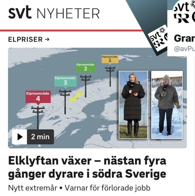 DABoooomB's tweet image. Ja – Ringhals låg i södra Sverige (elområde SE3/SE4), och nedläggningen av Ringhals 1 och 2 bidrog till högre elpriser, särskilt i södra Sverige. Besluten togs av Socialdemokraterna, Miljöpartiet, med stöd av Vänsterpartiet.🤦