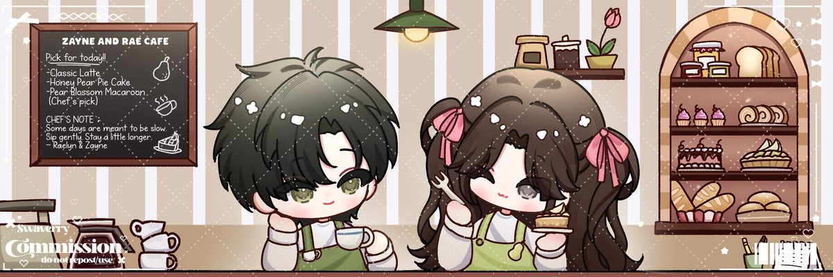 swaverry's tweet image. Header commission for rae, thank you so much for commissioning me &amp;lt;3

Vgen : vgen.co/swaverry 

#Commission #wave_comms