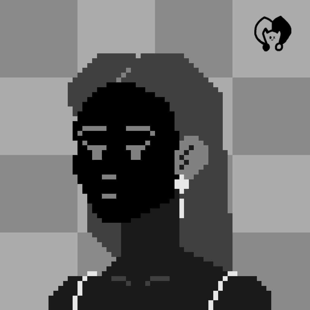 harlequin_artsy's tweet photo. WIP of a Pinterest portrait study.
Head size: 32px (more or less).
Canvas size: 64x64px.
Time spent so far: 1h10m in 1 day.
#pixelart #pixelartist #pintereststudy #portraitstudy #krita #artstudy #wip #wipart #portrait https://t.co/Shwn01xIDO