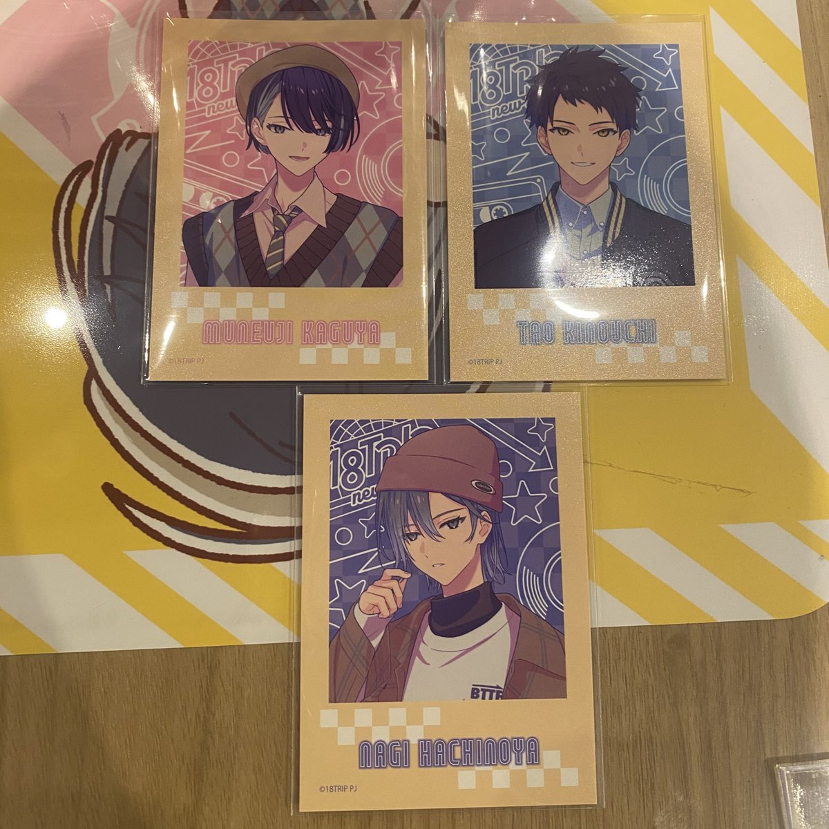 【交換】 18TRIP エイトリ タワレコカフェ

譲：アクスタ▶︎添、あく太、來人、千弥、糖衣
ミニフォト▶︎宗氏、太緒、凪

求：アクスタ▶︎礼光2、夜鷹2、潜1
ミニフォト▶︎礼光

現在渋谷におります。