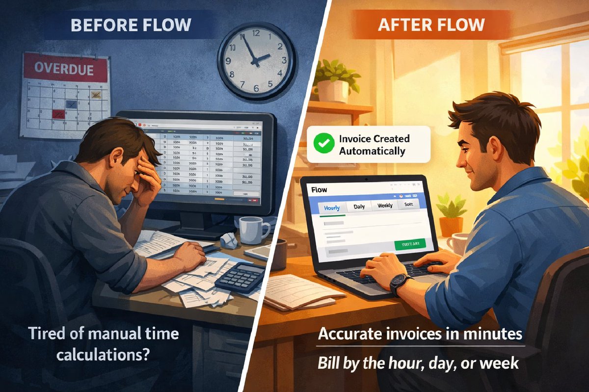 Flow Invoice tweet media