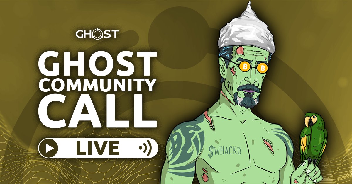 realGhostChain's tweet photo. 🚀 GHOST Community Call - Q4 2025 LIVE NOW!

🔴 LIVE STREAM: https://t.co/1gUjebMCAh

• Latest GHOST updates &amp; Web3 trends
• OG ghostie Q&amp;A session
• Bring friends - become node runners!

💰 Trending: $CSPR $GHST $GMV
😎 web3 lovers welcome! https://t.co/Hv5e7xzGu1