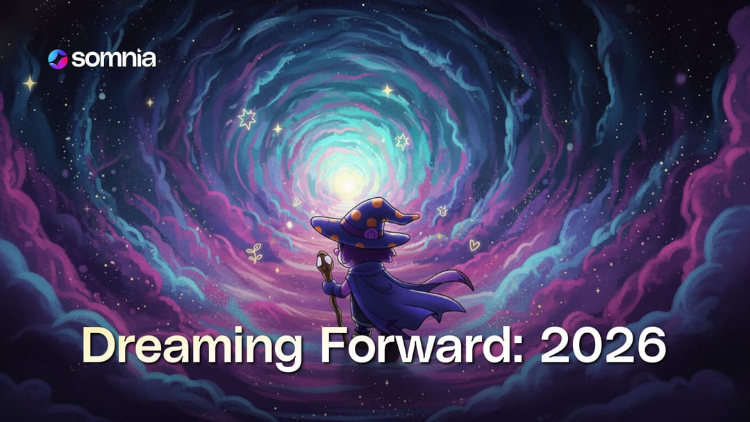 SomniaEco's tweet image. The future begins as a dream

This weekend, create an artwork inspired by your hopes, intentions, or visions for 2026, a goal, a feeling, or a path you’re ready to step into.

Mint via @NFTs2Me and share with #DreamingForward2026.

Carry your vision onchain.