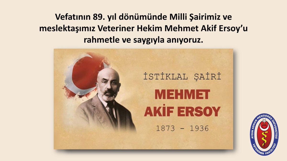 Adnan Menderes Üniversitesi Veteriner Fakültesi (@aduveteriner) on Twitter photo 