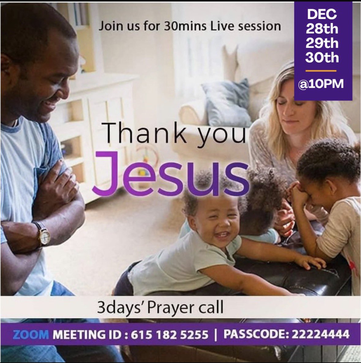 desolamusic's tweet image. Join me on Zoom to thank Jesus Christ -  3 nights - No prayer request.  Just thanksgiving for everything he s done in 2025❤️  #Thanksgiving