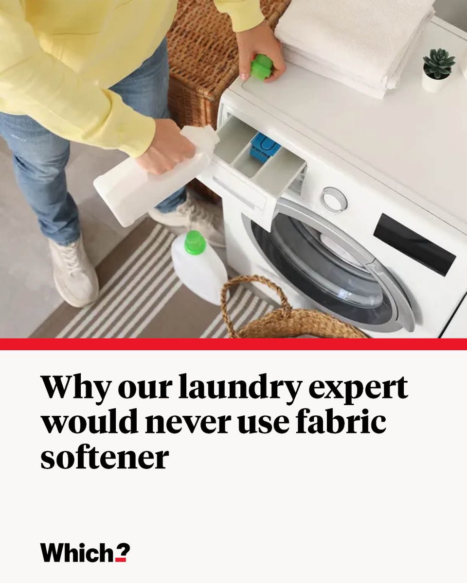 WhichUK's tweet image. There's no harm in using fabric softener, right? 

Well...you might want to give this a read 👇 

which.co.uk/news/article/i…