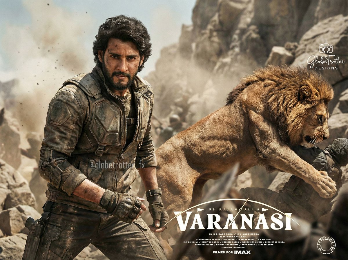 The King of Serengeti with the King of INDIAN CINEMA 🦁🔥 
<a href="/urstrulyMahesh/">Mahesh Babu</a> 🦁💥🔥
<a href="/VaranasiMovie/">Varanasi</a>
 #Varanasi #VaranasiToTheWorld #GlobeTrotter #Timetrotter