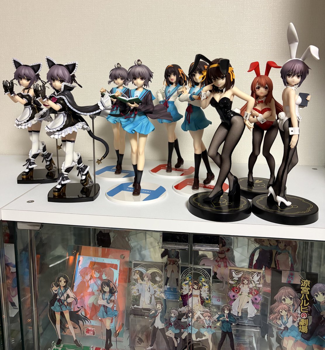 Rio34255's tweet image. いいですか、落ち着いて聞いてください。
これは全て令和の時代に登場したフィギュアです。

#涼宮ハルヒの憂鬱