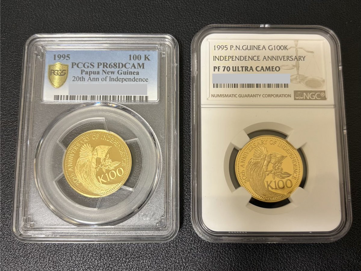 昨日ポストした金貨とは別のコインです。 30年前に発行された横