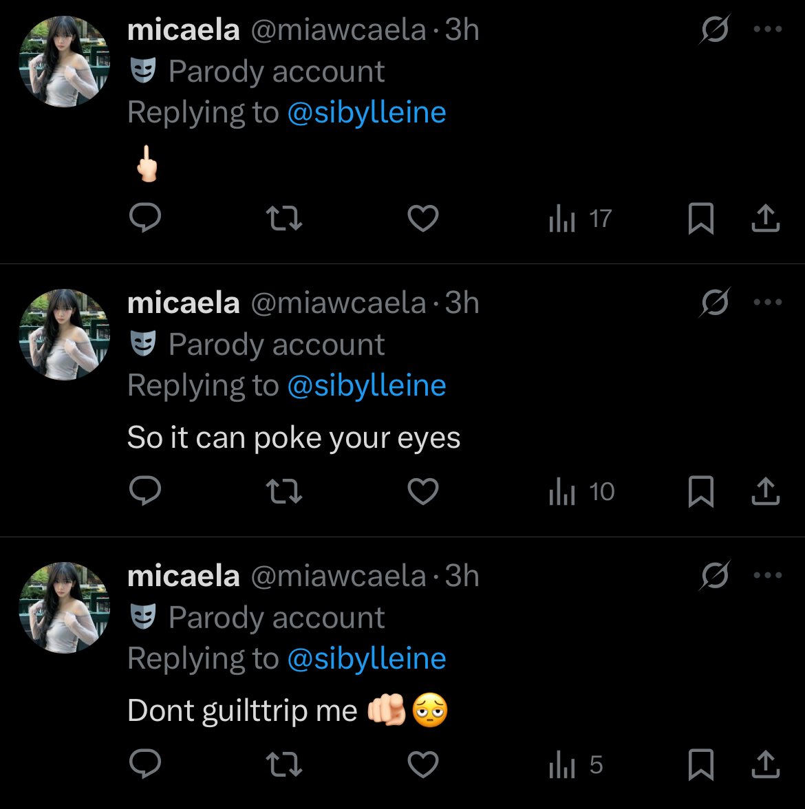 sibylleine's tweet image. 3 strikes of anger is she on her period?