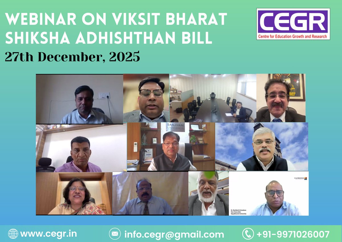Centre for Education Growth and Research (CEGR) tweet media