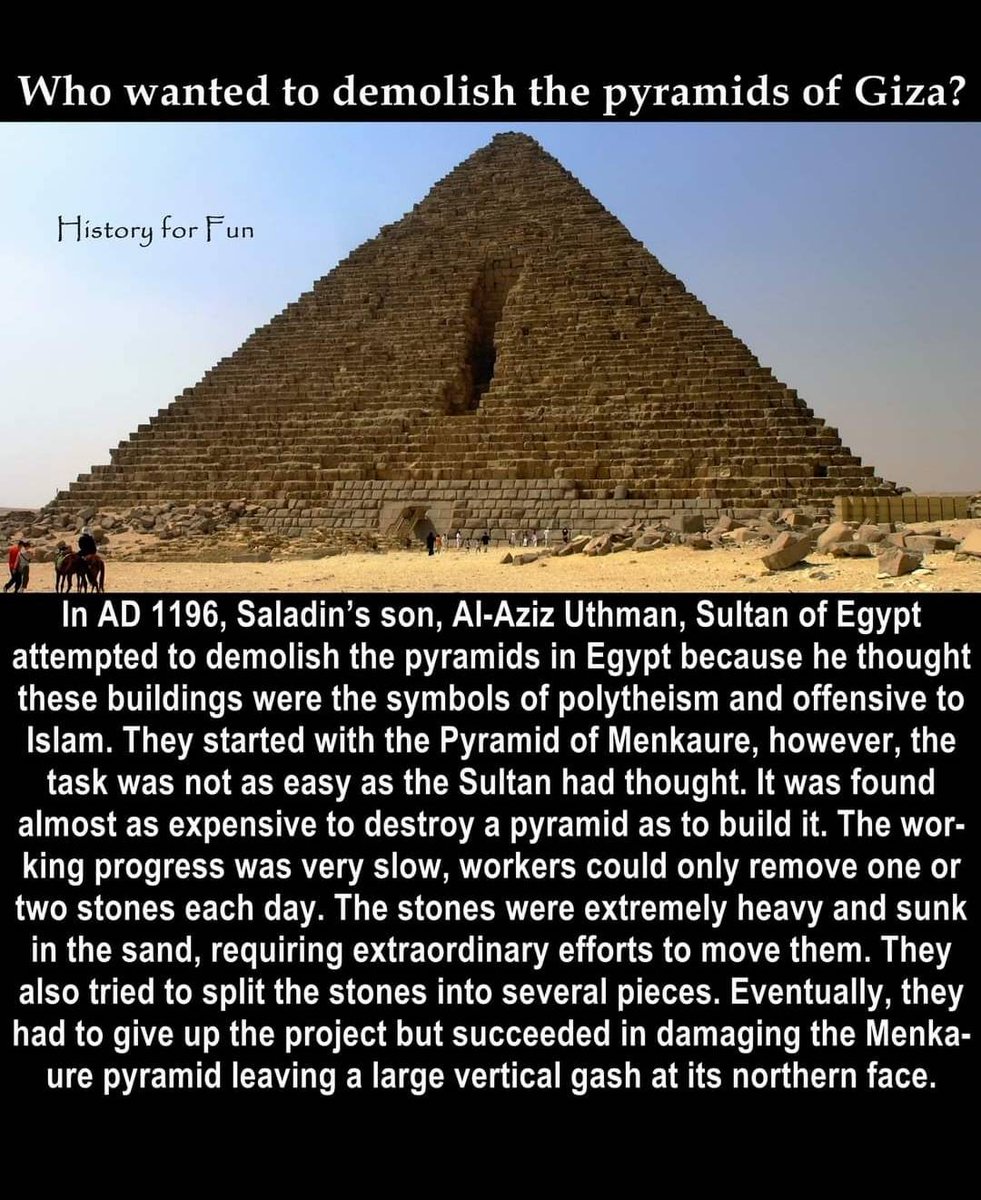 BlkHistStudies's tweet image. If only it could've fit into the British Museum for protection? 🙄🤦🏾‍♀️😂 #preservation #pyramids #stolenlegacy #ancientkemet #ancientegypt #vandalism #africanhistory