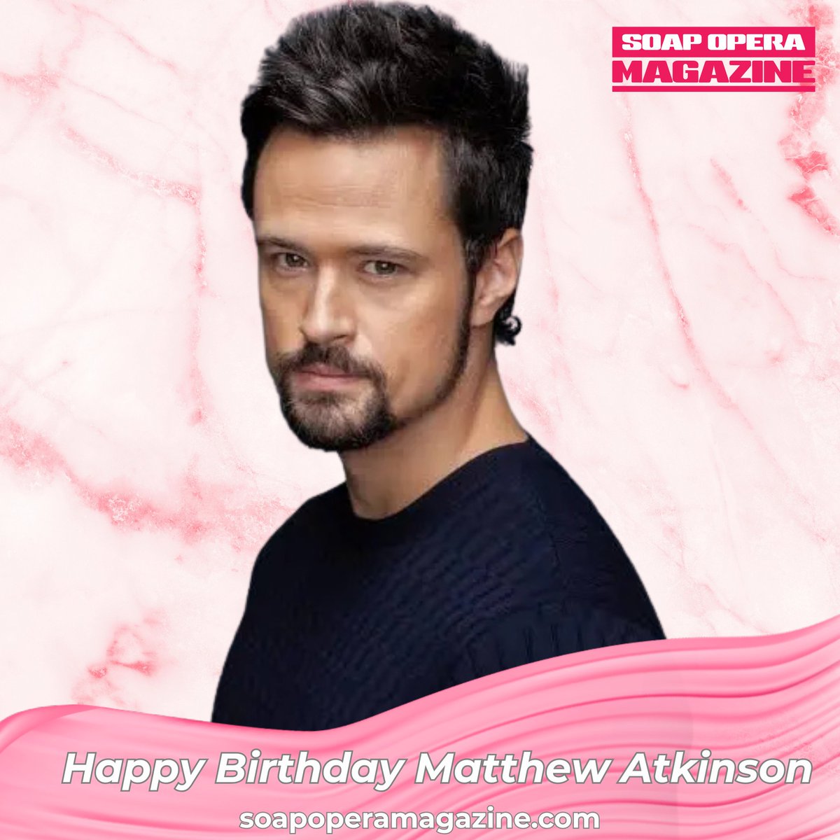 SoapOpera411's tweet photo. Let's give a HAPPY BIRTHDAY shoutout to Matthew Atkinson, who plays Thomas Forrester on The Bold And The Beautiful!
#MatthewAtkinson #ThomasForrester #BoldandBeautiful https://t.co/NAygnxmZC0