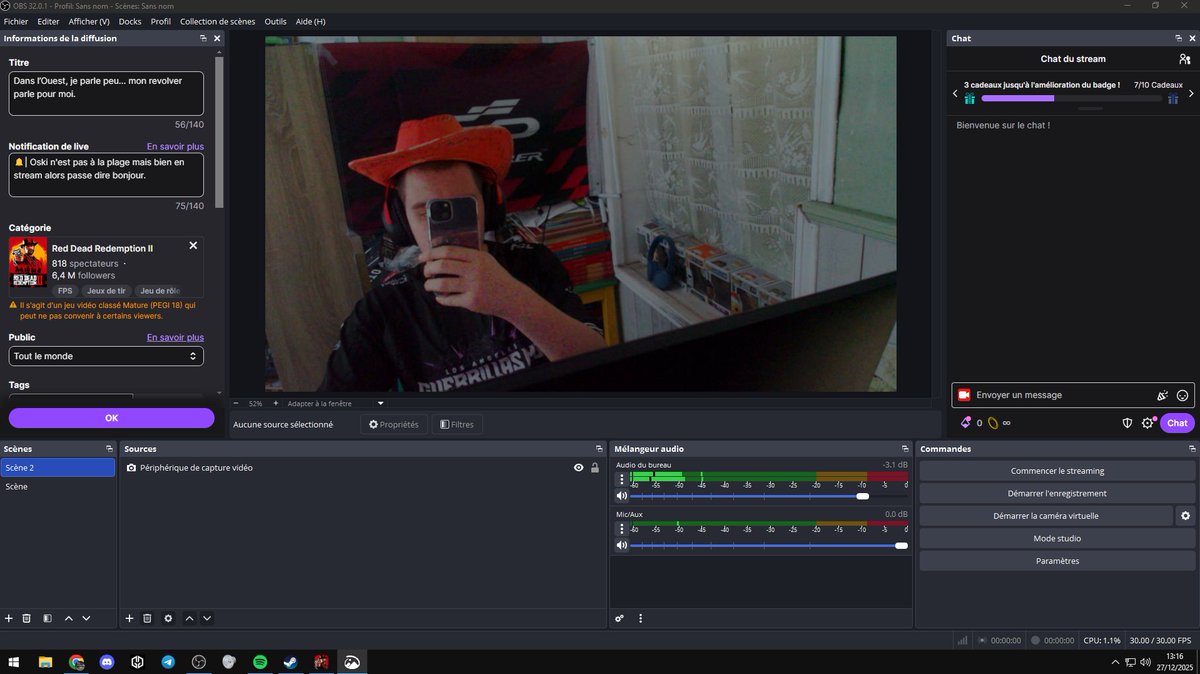 LIVE Red Dead Redemption II | 15h twitch.tv/oski_i