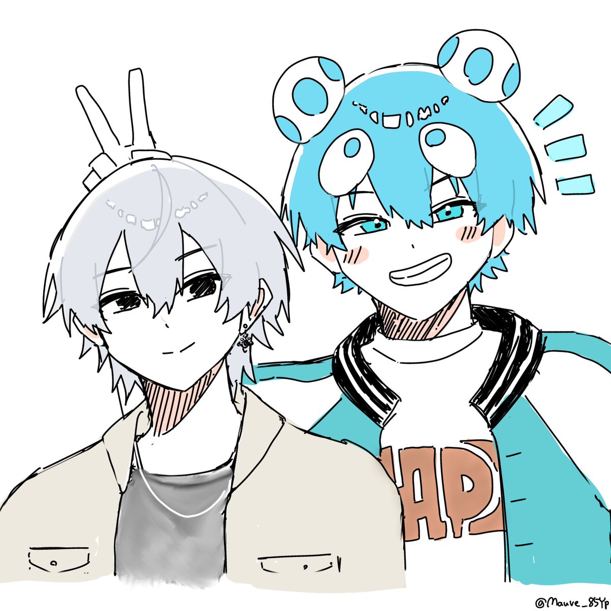 にしでい❄️🍄 #にしきくんあーと #おさでいイラスト