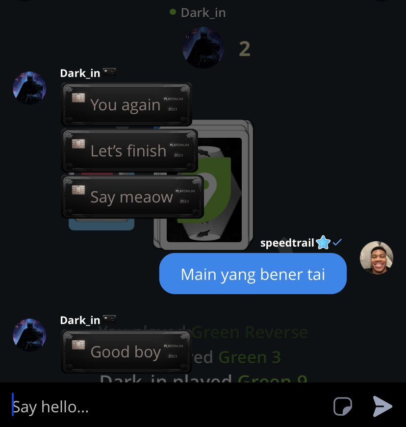 back2forth's tweet image. Udah pake ava se sangar itu masih disuruh ngeong.