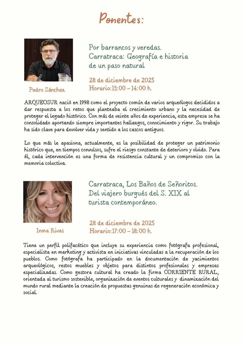 enc_ciencia's tweet image. Hoy estamos en la localidad de Carratraca, en Málaga, apoyando una iniciativa local de reconocimiento de sus valores geológicos, botánicos e históricos. Presenta @mlmestanza Delegado Cultura @diputacionMLG