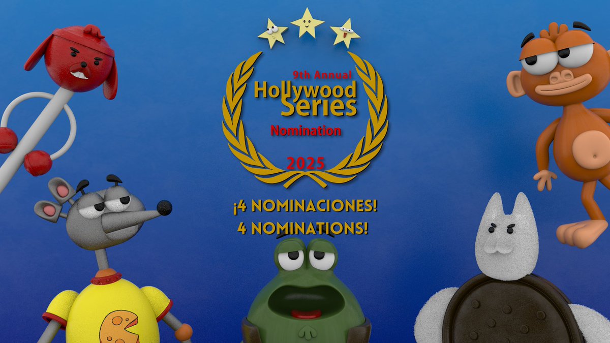 broco_tree's tweet image. ¡#DetrásDelPolitono se ha hecho con 4 NOMINACIONES en los Hollywood Series Awards!: Mejor Corto, Mejor Corto de Animación, Mejor Director de Animación y Mejor Cinematografía. ¡Muchas gracias por todo!