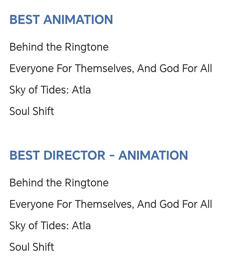 broco_tree's tweet image. ¡#DetrásDelPolitono se ha hecho con 4 NOMINACIONES en los Hollywood Series Awards!: Mejor Corto, Mejor Corto de Animación, Mejor Director de Animación y Mejor Cinematografía. ¡Muchas gracias por todo!