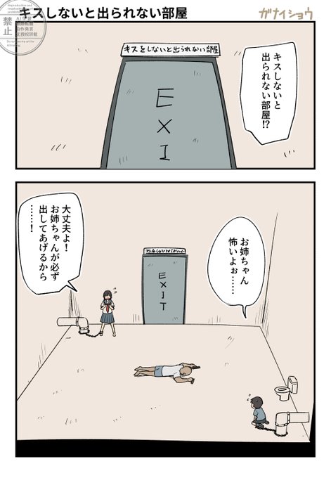 キスをしないと出られない部屋 