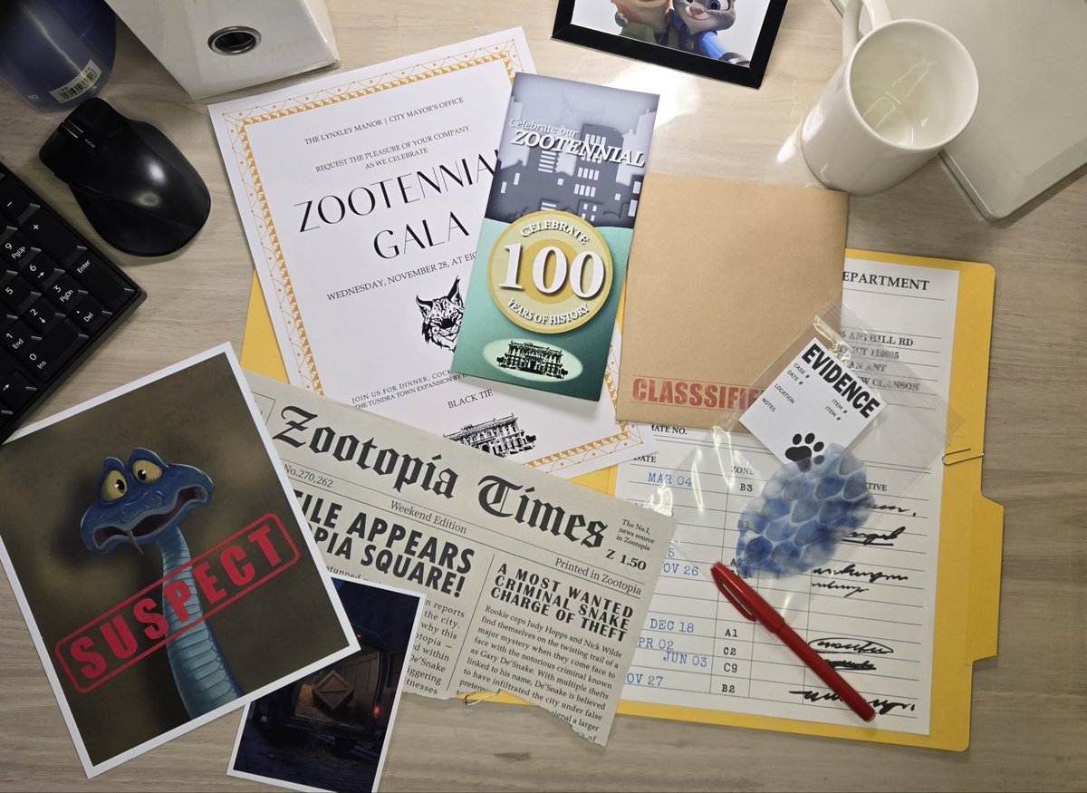 ズートピア2韓国の特典がうらやましすぎたので、捜査ファイル作った