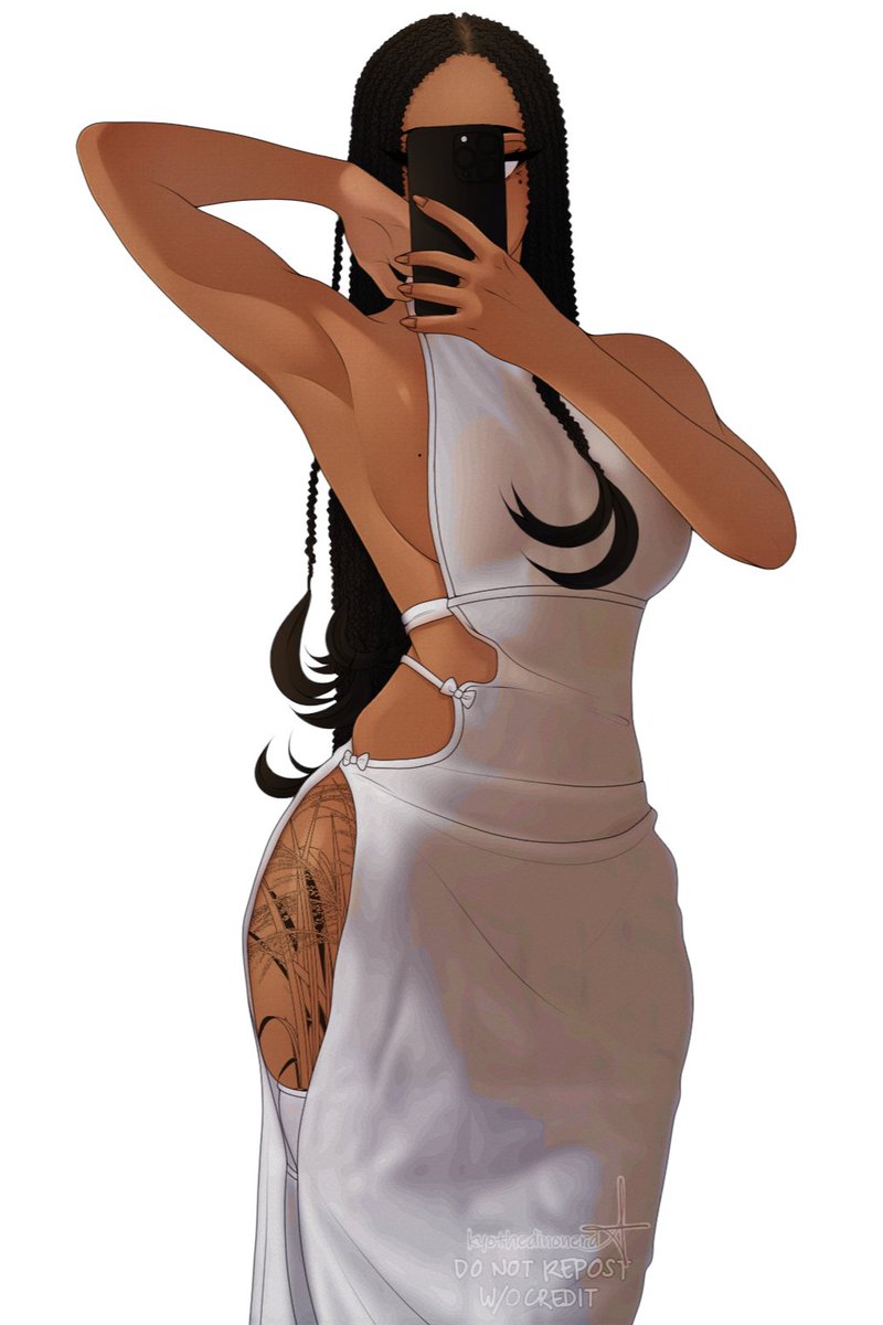 Tried something a little new today, what do you think? ☺️ 

Thank you <a href="/saturn_dust_/">Óscar Engraçado＿✧</a> for doing my hair! 💛

˖᯽ ݁˖· ─ #dateeverythingoc