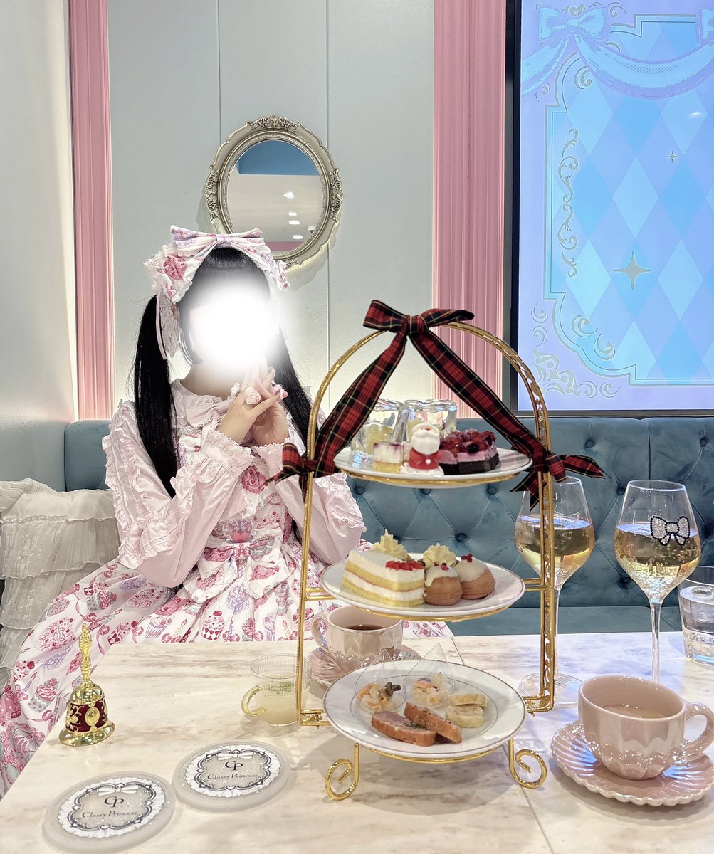 Happy Cakesリボンジャンパースカート🎂