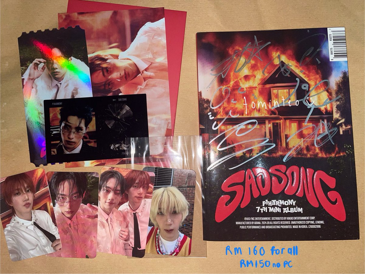 tominteo's tweet photo. WTS SIGNED P1harmony 7th mini album

🔅rm 160 for all inclusions exc pos

🔅rm 150 without photocards

dm to buy!👐🏻 
#pasarpiwon #pasarp1harmony #P1Harmony #P1H https://t.co/S0q1wWkO4v