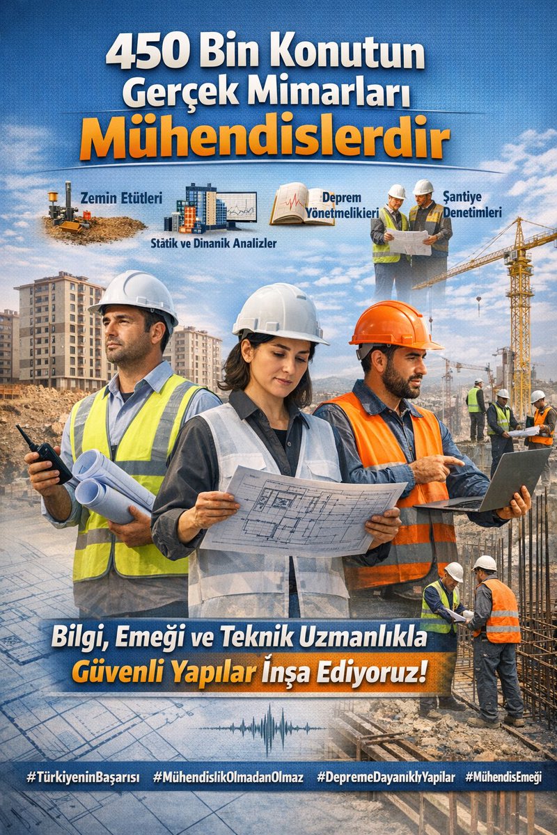 #MühendisinBaşarısı
#TürkiyeninBaşarısı
Şehirleri ayağa kaldırmaya devam ediyoruz
Ama yoksulluk altında maaş alınca başımızı kaldıramıyoruz... 
<a href="/MuhTekSen_Konf/">Mühendis Tek-Sen Konfederasyonu</a>