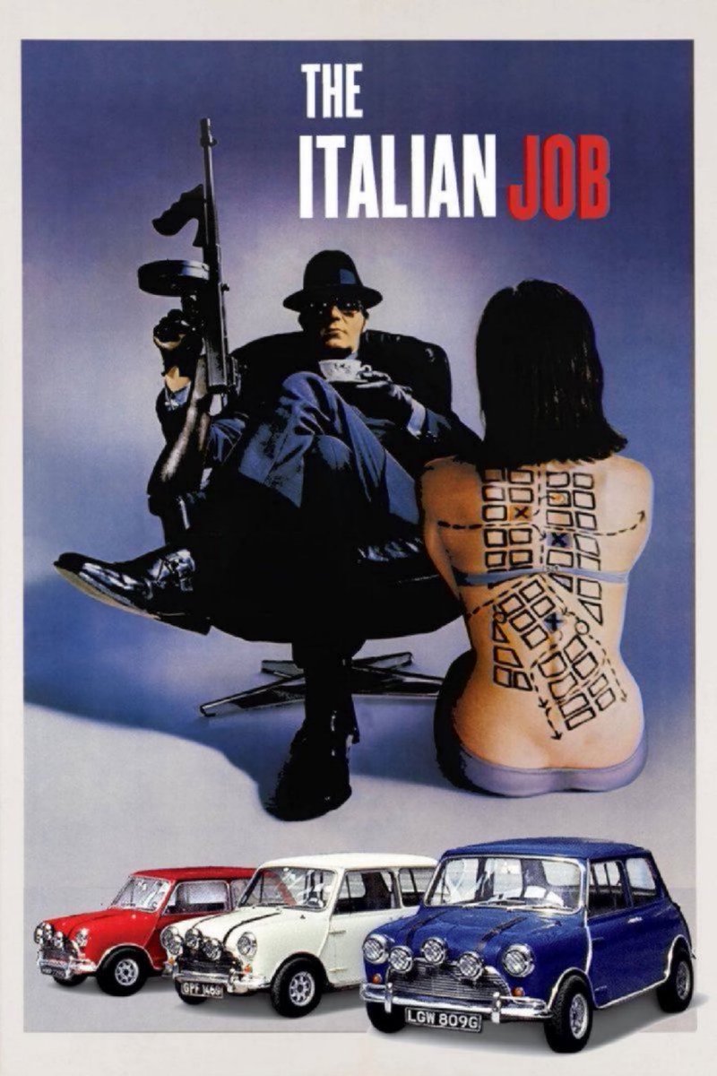 TheMonologist's tweet image. THE ITALIAN JOB (1969)