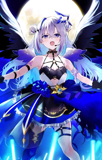 #天音かなた卒業ライブ とてもかっこいいです。かなたん、ありがとう (イラスト再掲)