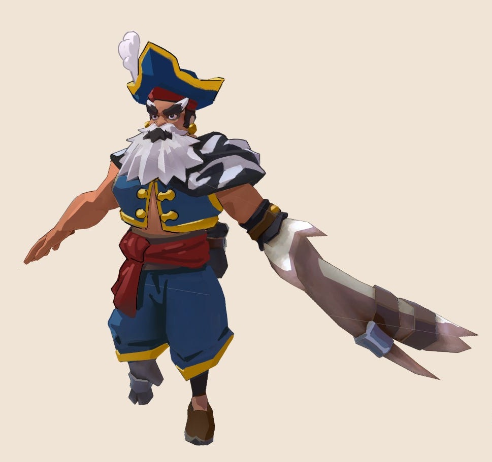 TheTreeverse's tweet photo. Meet Ermak

Captain Ermak Popsky has weathered more storms than most men have seen sunsets.

His ship, The Mayora, is both his pride and his penance.

Ask about his past and he’ll pour you a drink instead of an answer. https://t.co/pI30W13wF4