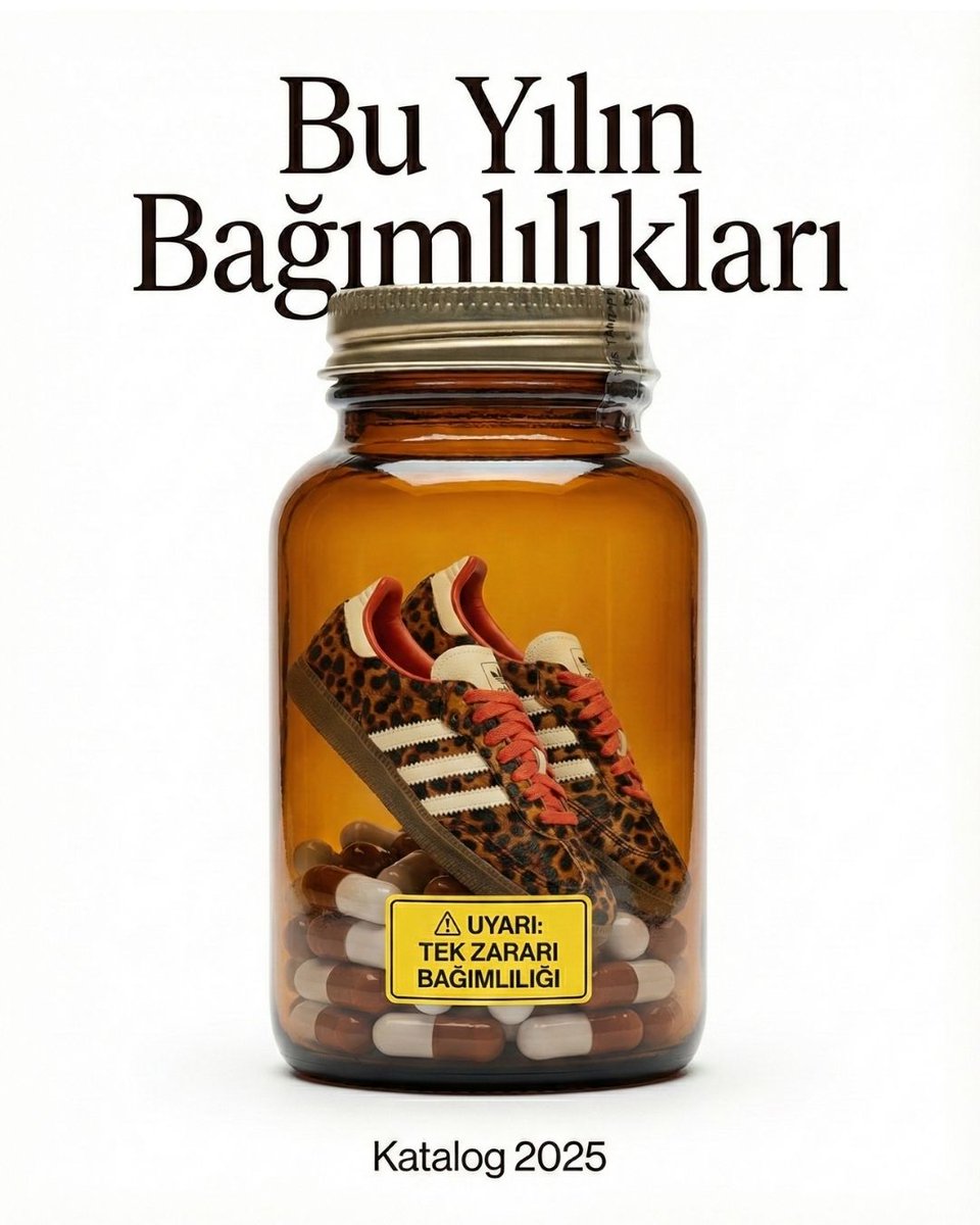 Infosparksole's tweet photo. Bazı bağımlılıklardan kurtulmak istemezsiniz. 2025 kataloğunu açıyoruz ve uyarıyoruz: Yan etkiler arasında aşırı tarz sahibi olmak ve tüm bakışları üzerinde toplamak var.

Senin ilacın hangisi? https://t.co/MyJpaHY9rK