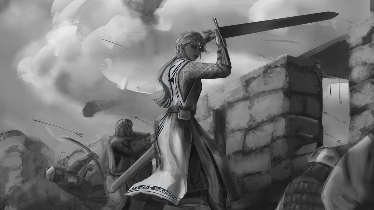 LZSY19's tweet photo. Seraphielle.

#comic #webcomic #DYNASTY #fantasy #war #Medieval #Armor #painting #create #battlescene https://t.co/AVVN0Tnn4B
