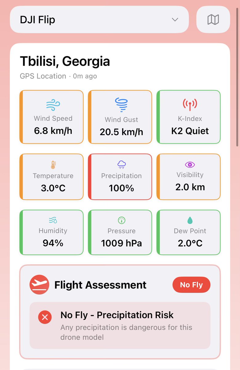 weather4fly's tweet photo. An awful day in Tbilisi to fly! Do not fly! https://t.co/o5WyM4q81j