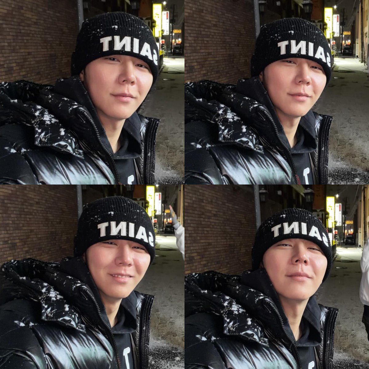 잔뜩 귀엽기                                            잔뜩 귀여워하기