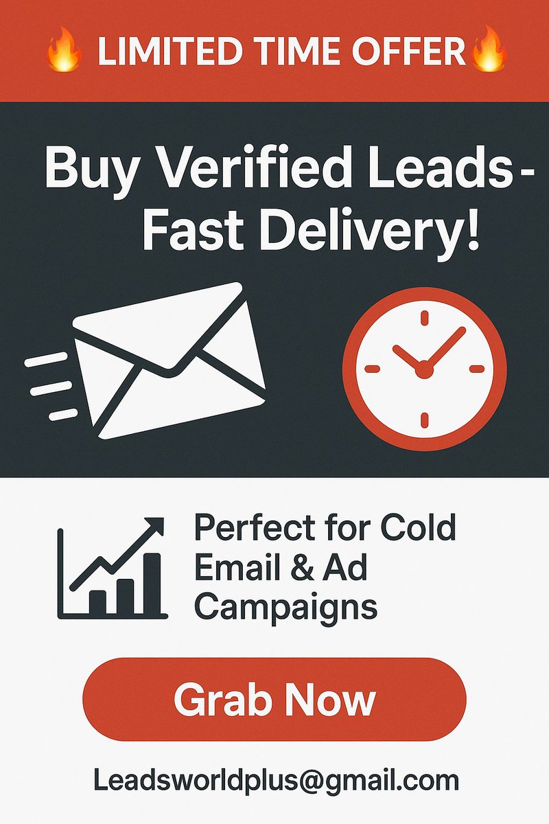 Leadsworldplus's tweet photo. https://t.co/PKZaafPVWY